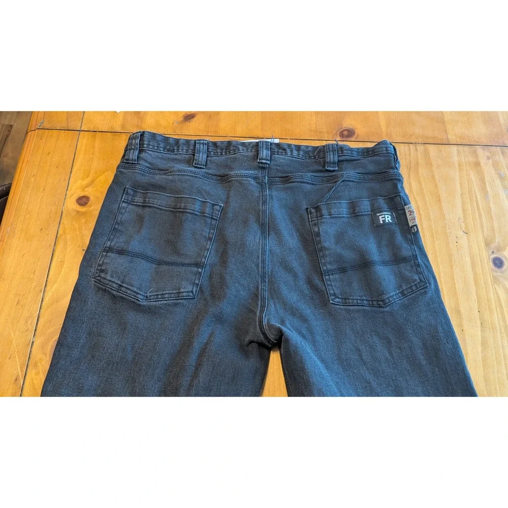 Wolverine FR Flame Resistant Jeans Mens 38x32 Black CAT 2 NFPA‎ 2112 W1207040